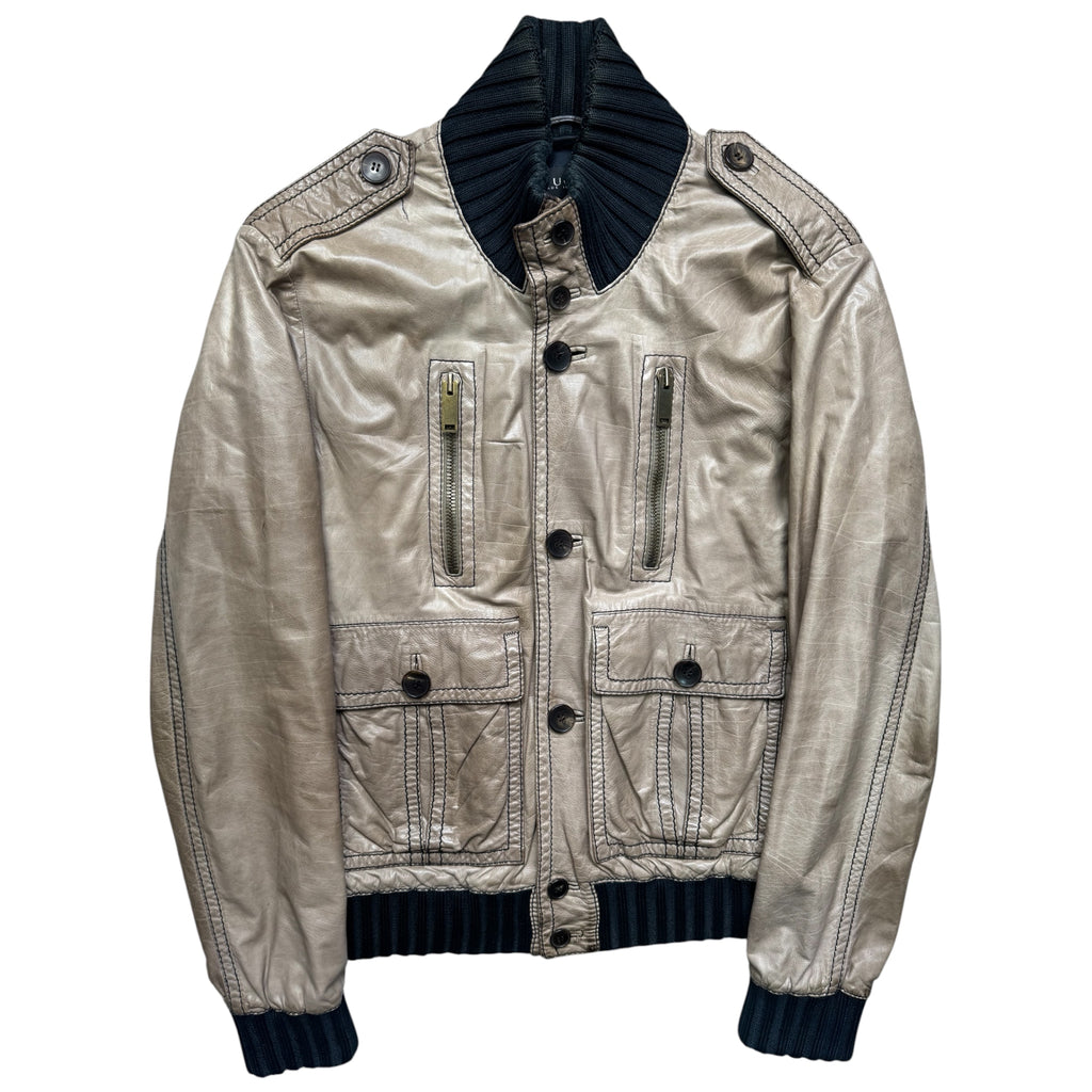 Gucci leather jacket