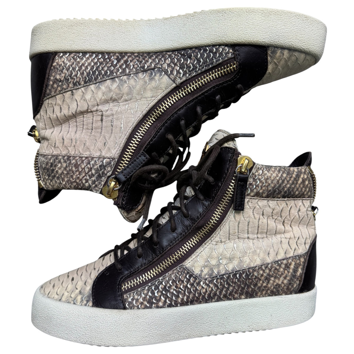 Giuseppe zanotti python shoes