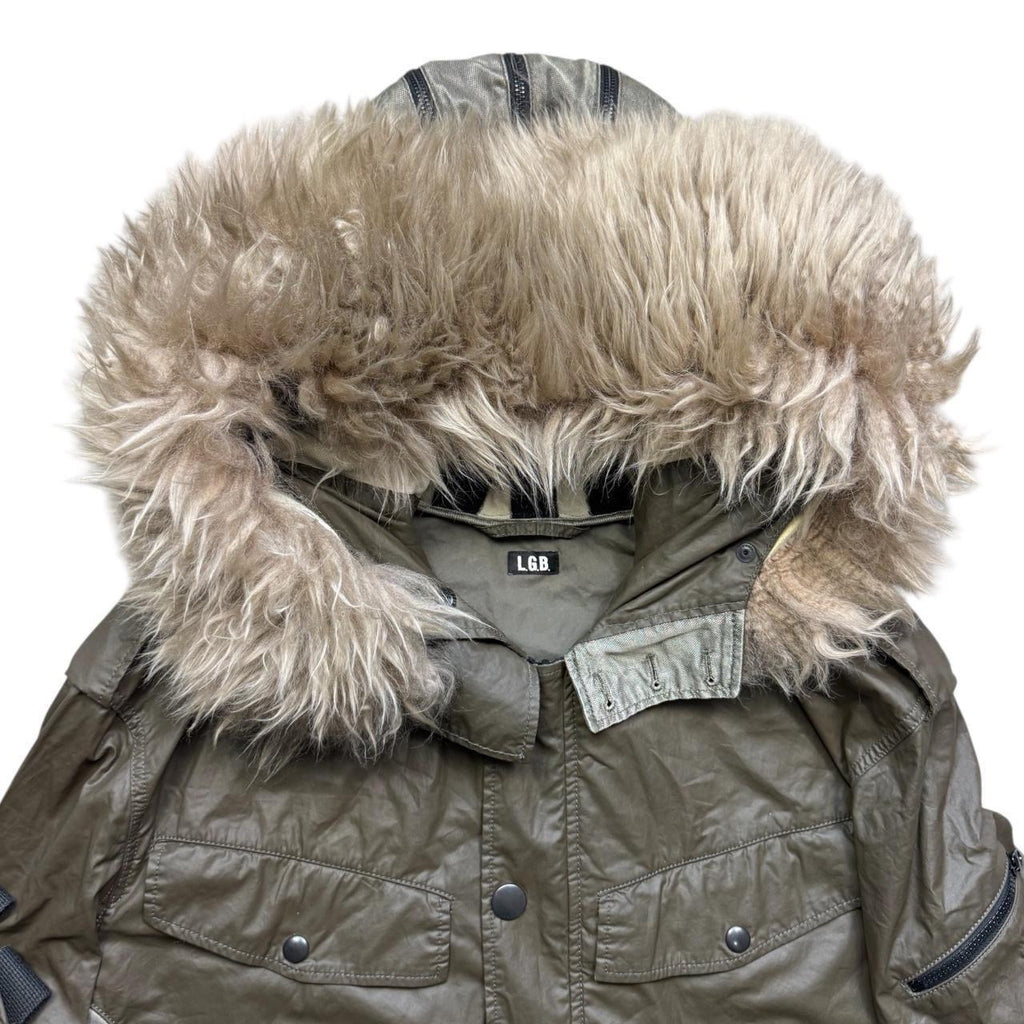La grande bleu parka jacket