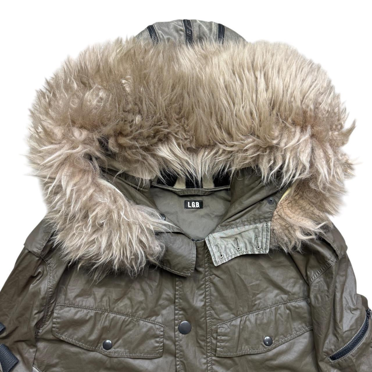 La grande bleu parka jacket