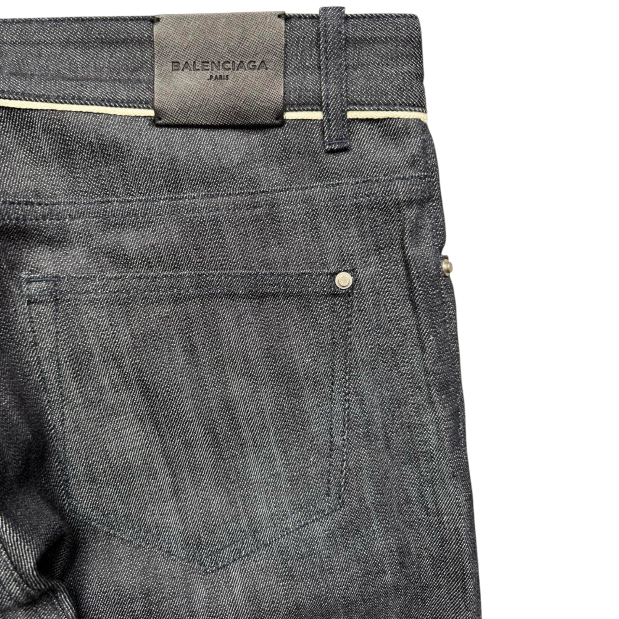Balenciaga raw denim
