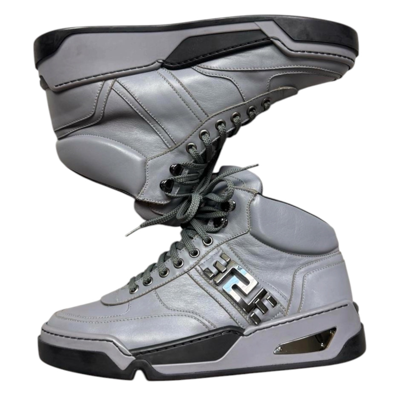 Versace high top shoes