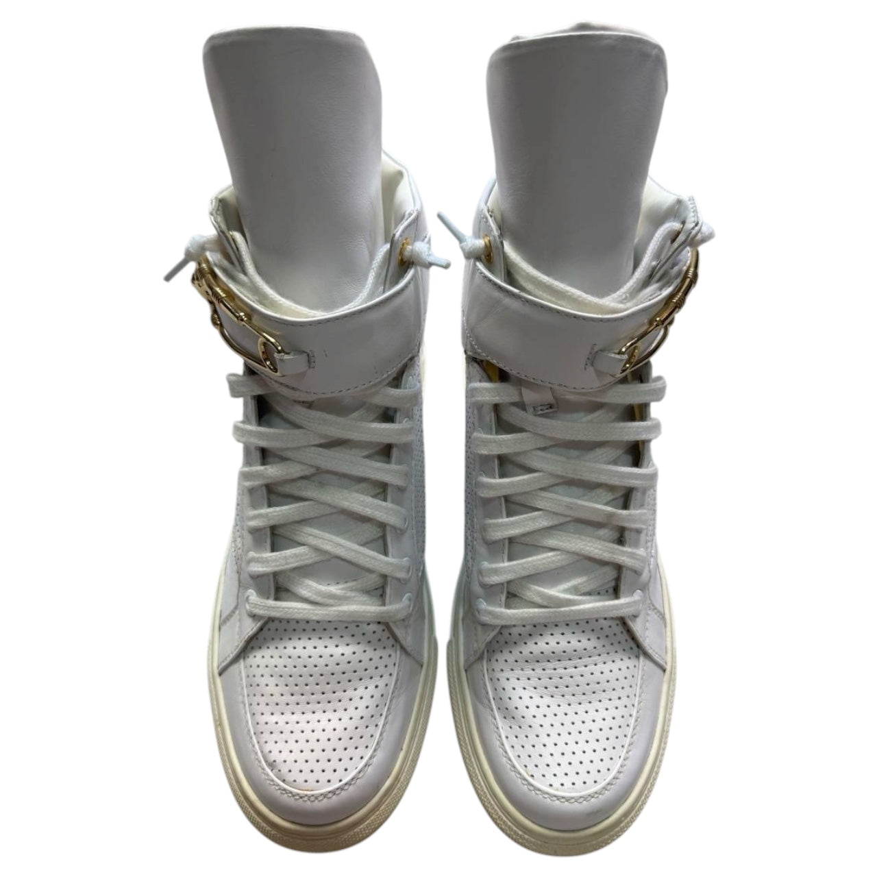 Versace safety pin shoes