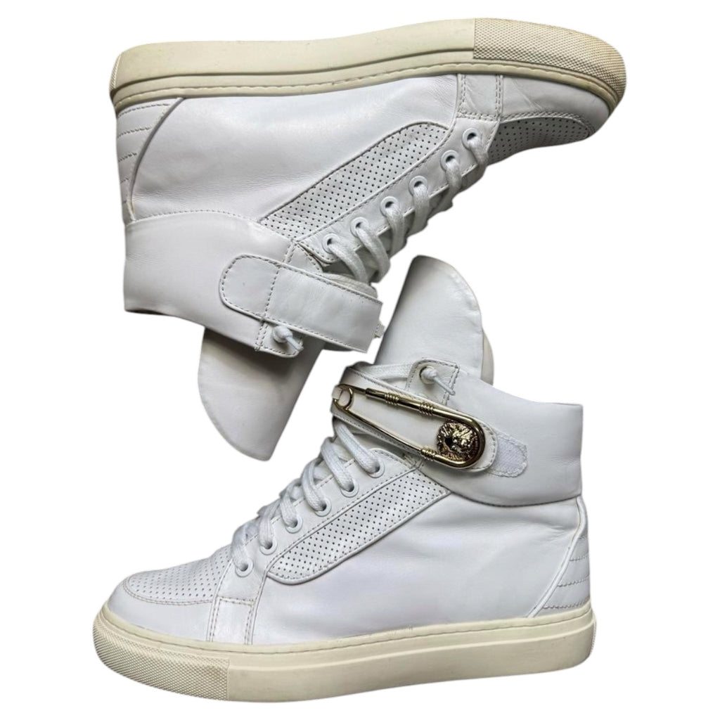Versace safety pin shoes