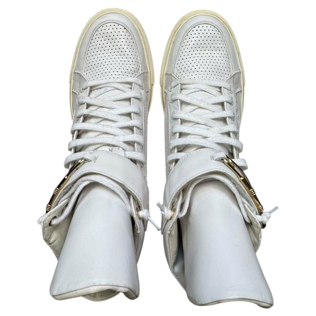 Versace safety pin shoes