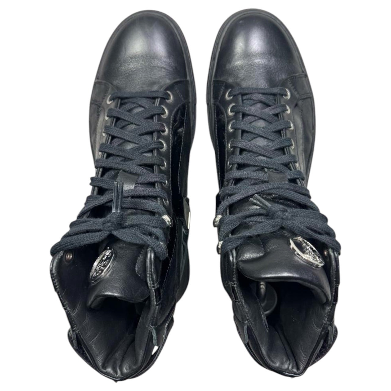 Versace high top shoes