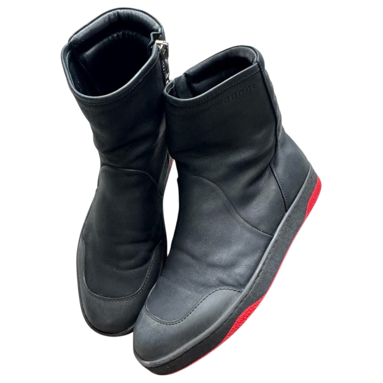 Gucci red sole boots