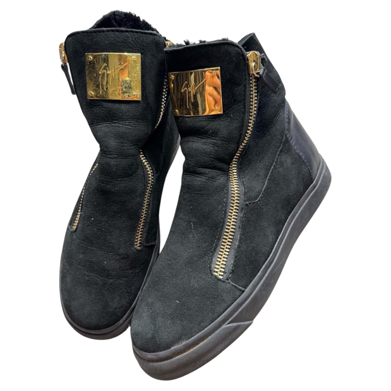 Giuseppe Zanotti fur lined shoes