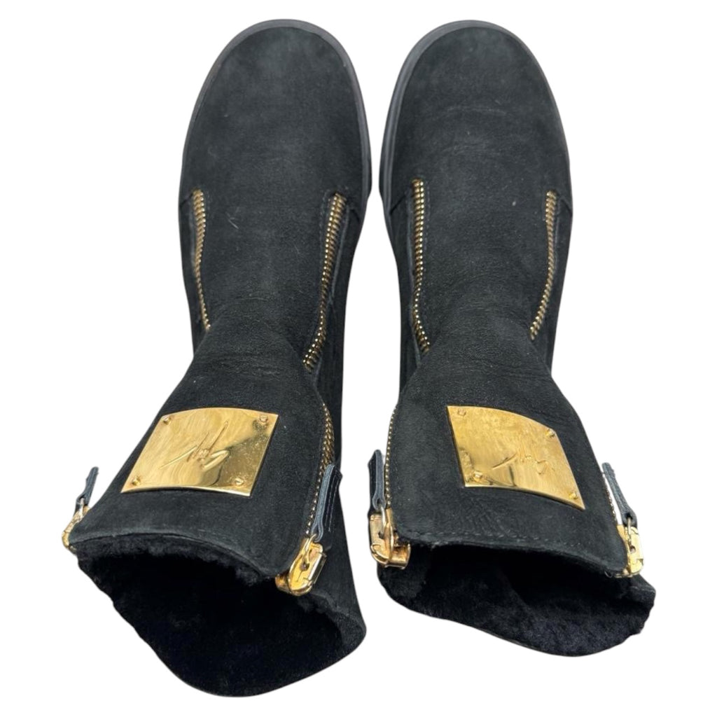Giuseppe Zanotti fur lined shoes