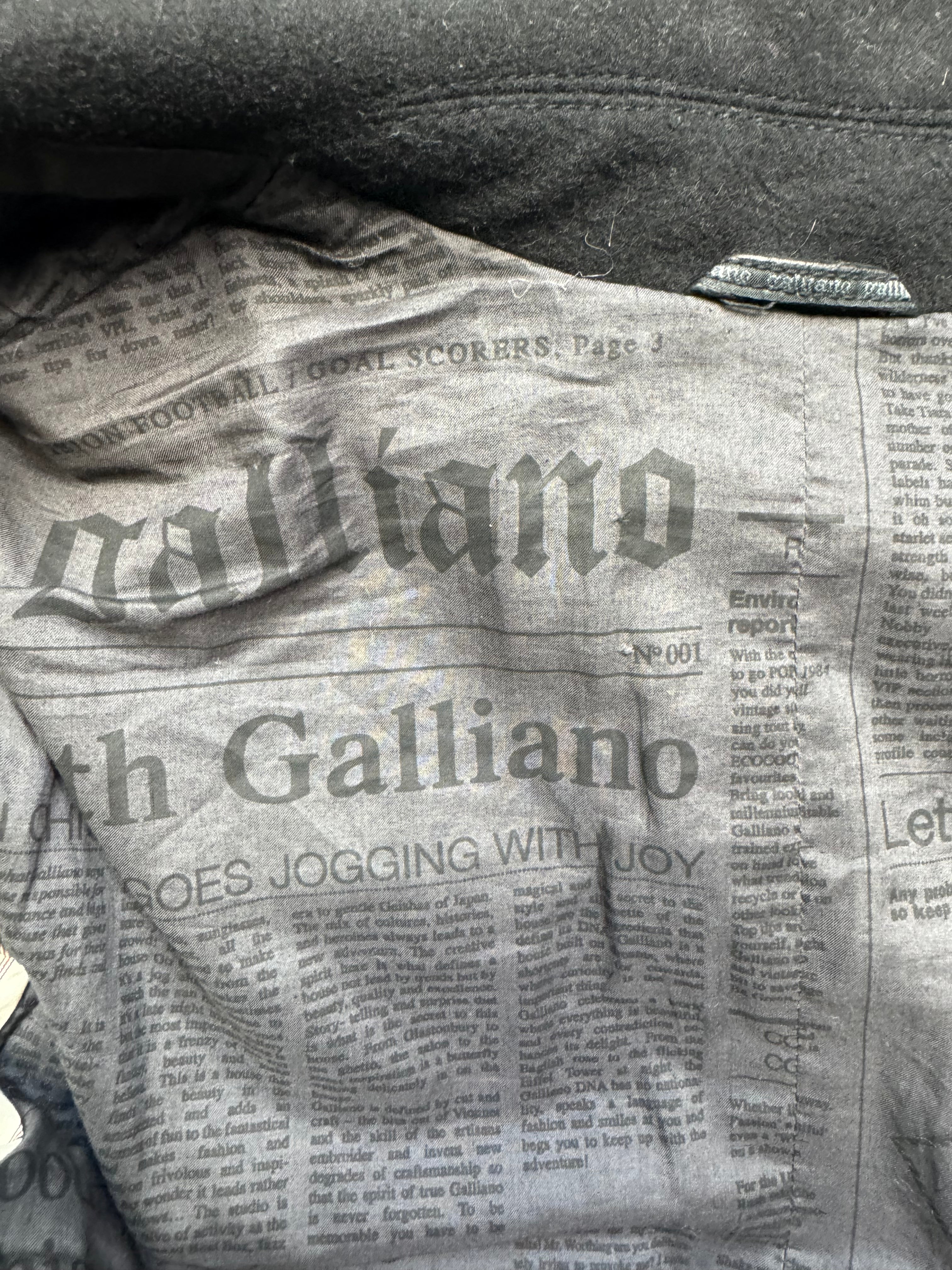 John Galliano biker jacket