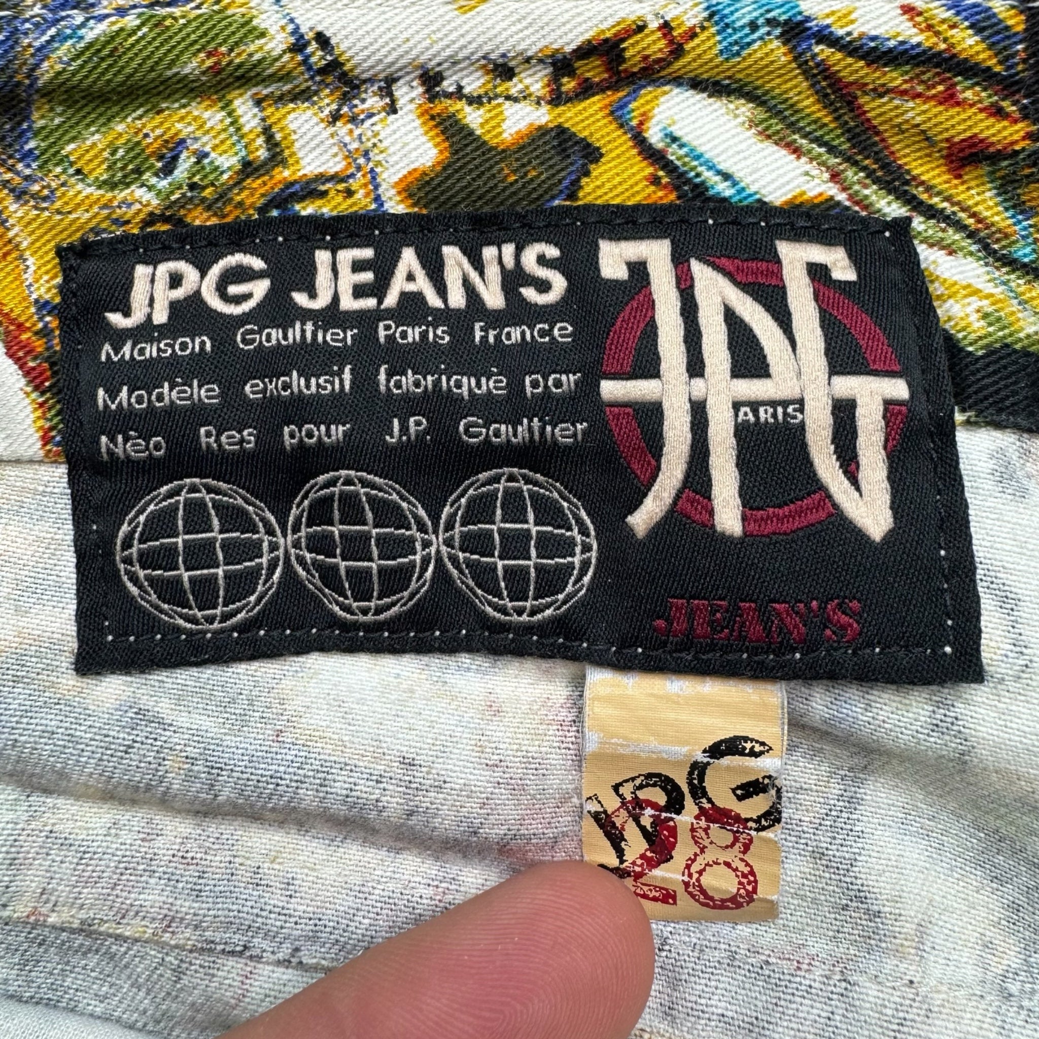Jean Paul gaultier basquiat jeans