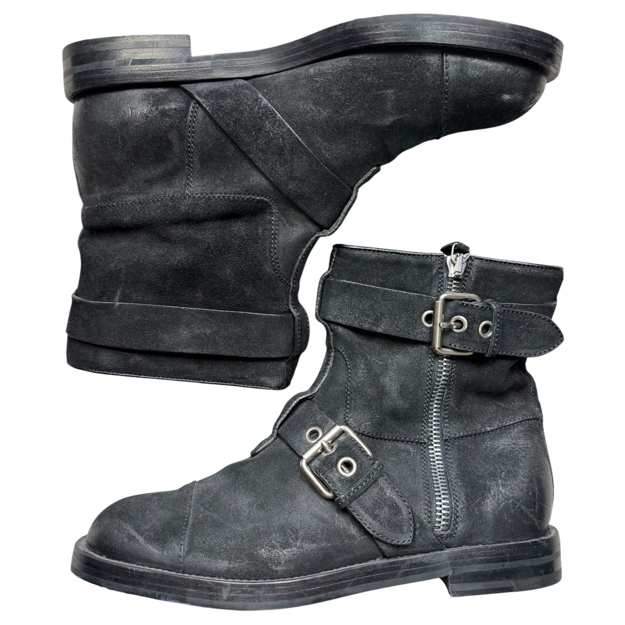 Gucci buckle boots