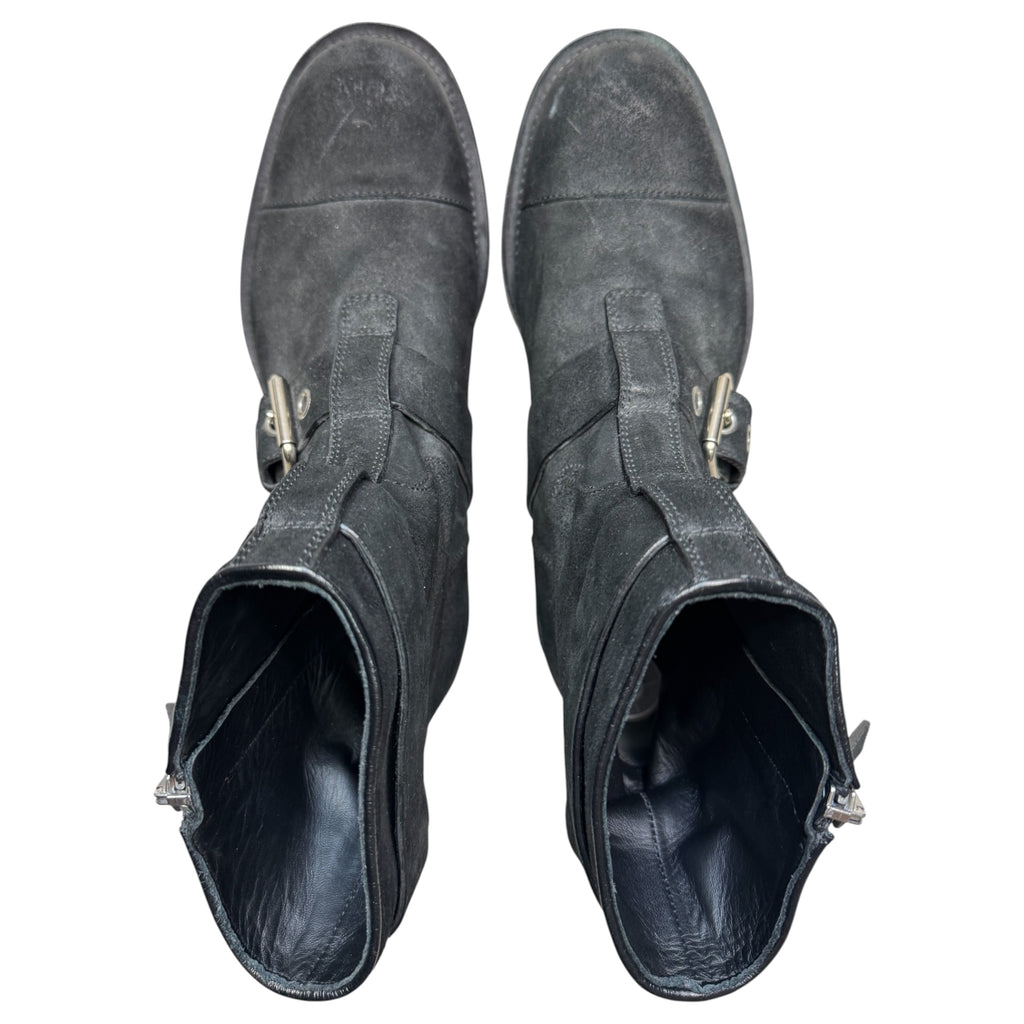 Gucci buckle boots