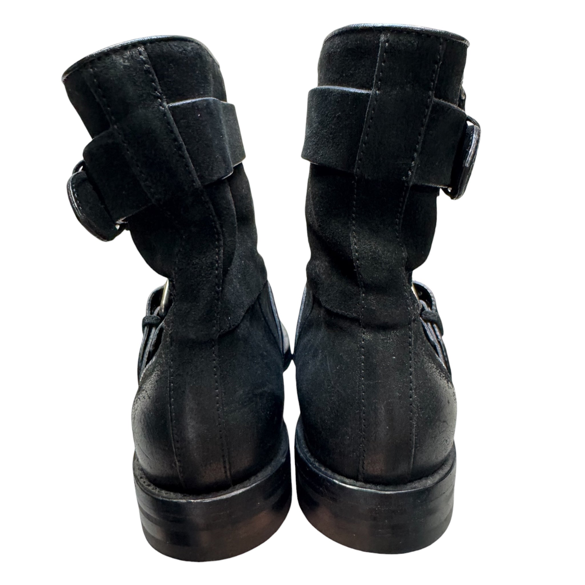 Gucci buckle boots