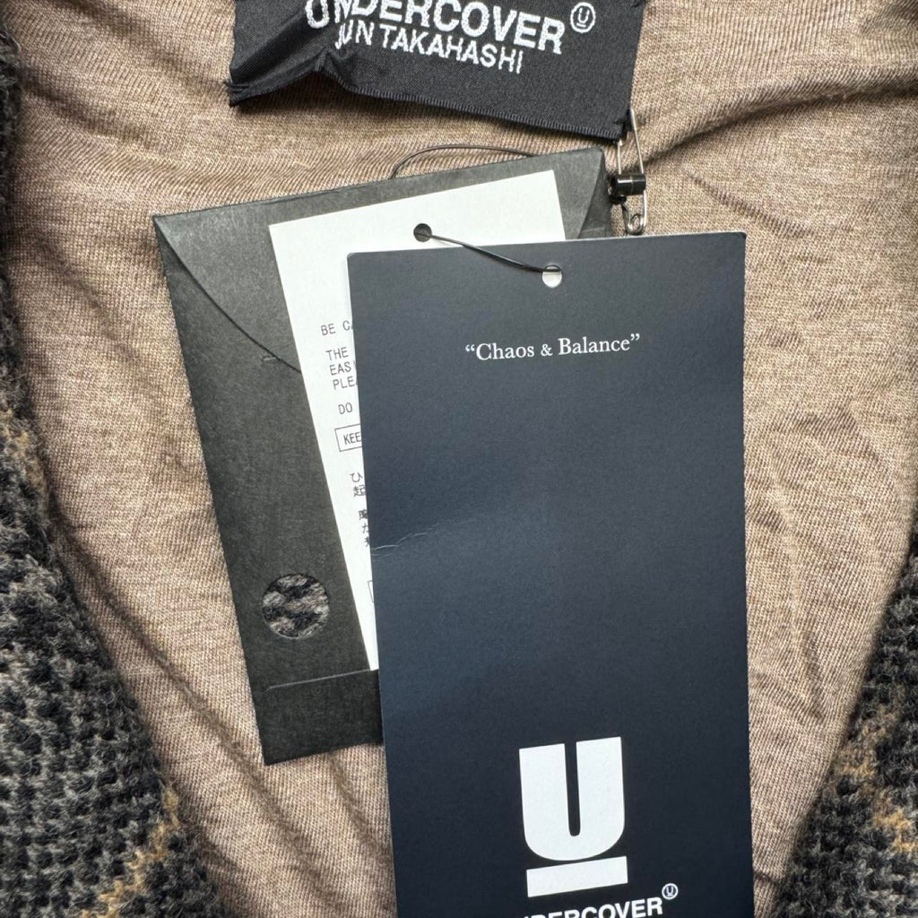 undercover clock work orange knit jacket