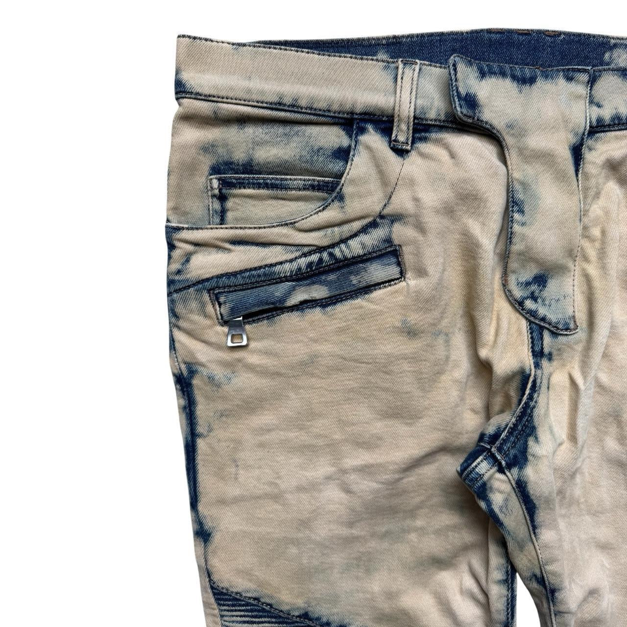 balmain bleach jeans