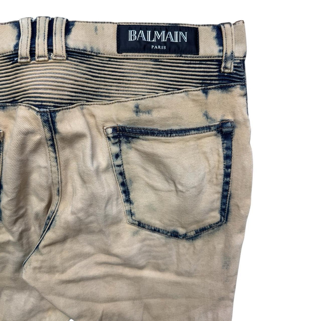 balmain bleach jeans