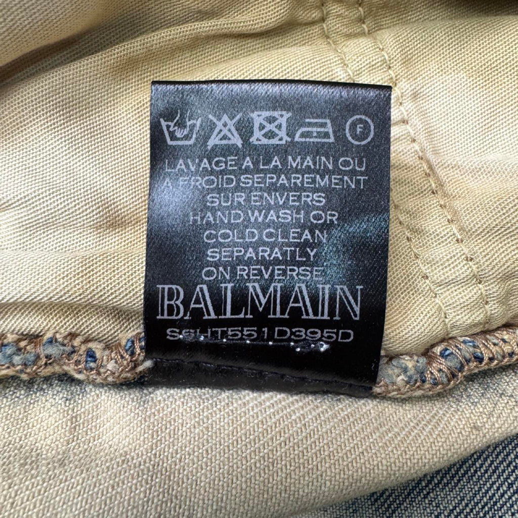 balmain bleach jeans
